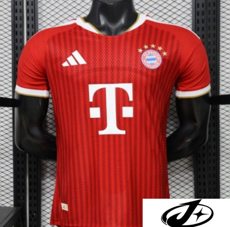 Player Version 26/27 Bayern Munich Red with Tonal Stripe Home Jersey