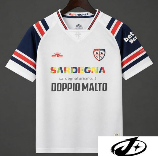 26/27 Cagliari Calcio Away White Jersey