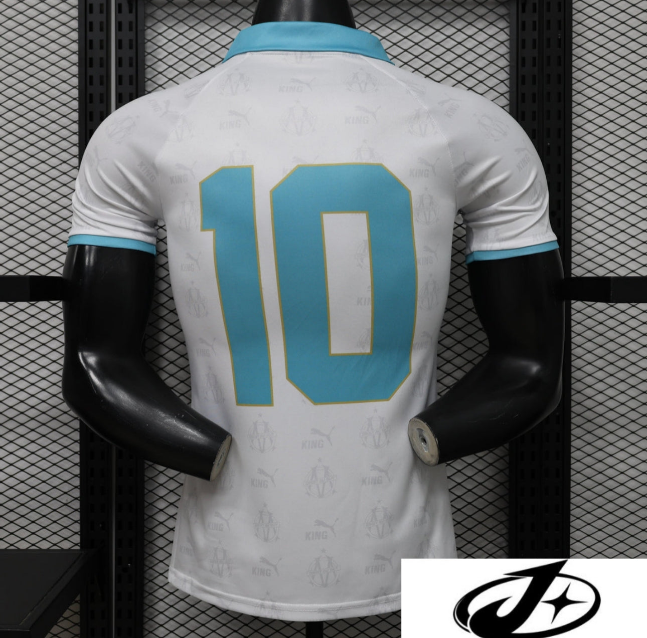 Player Version 26/27 Olympique de Marseille White with Sky Blue Special Edition Jersey