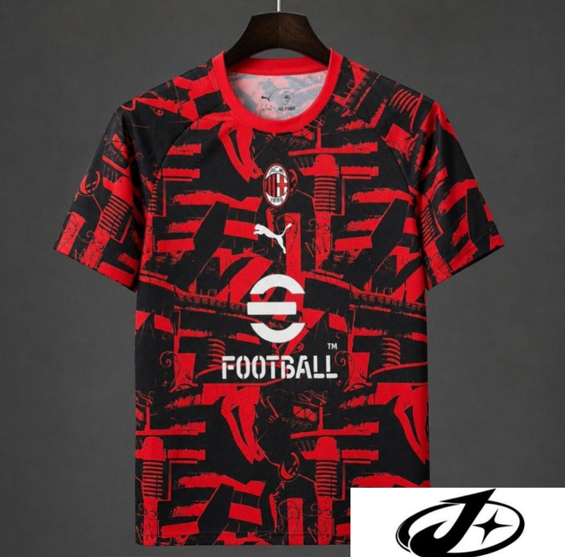 26/27 AC Milan Black/Red Pre-Match Jersey