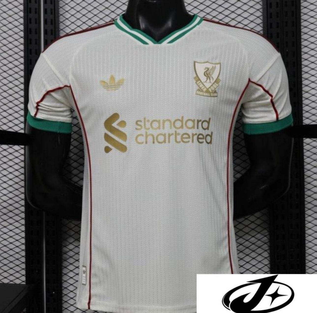 Player Version 26/27 Liverpool FC Off-White with Gold Crest Special Edition Away Jersey