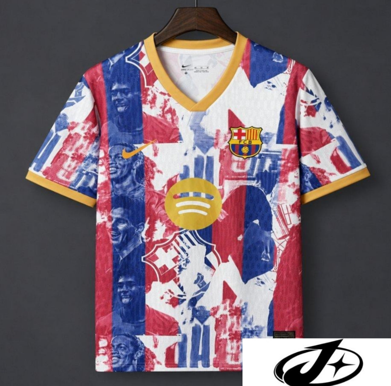 26/27 Barcelona Special "Legends" Graphic White/Blue/Red Commemorative Jersey