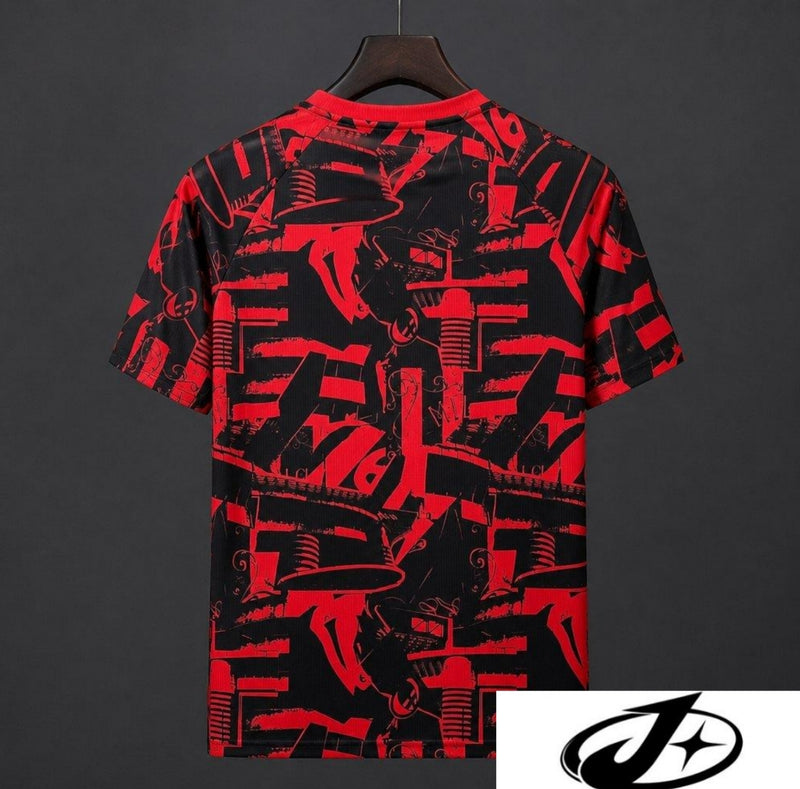 26/27 AC Milan Black/Red Pre-Match Jersey